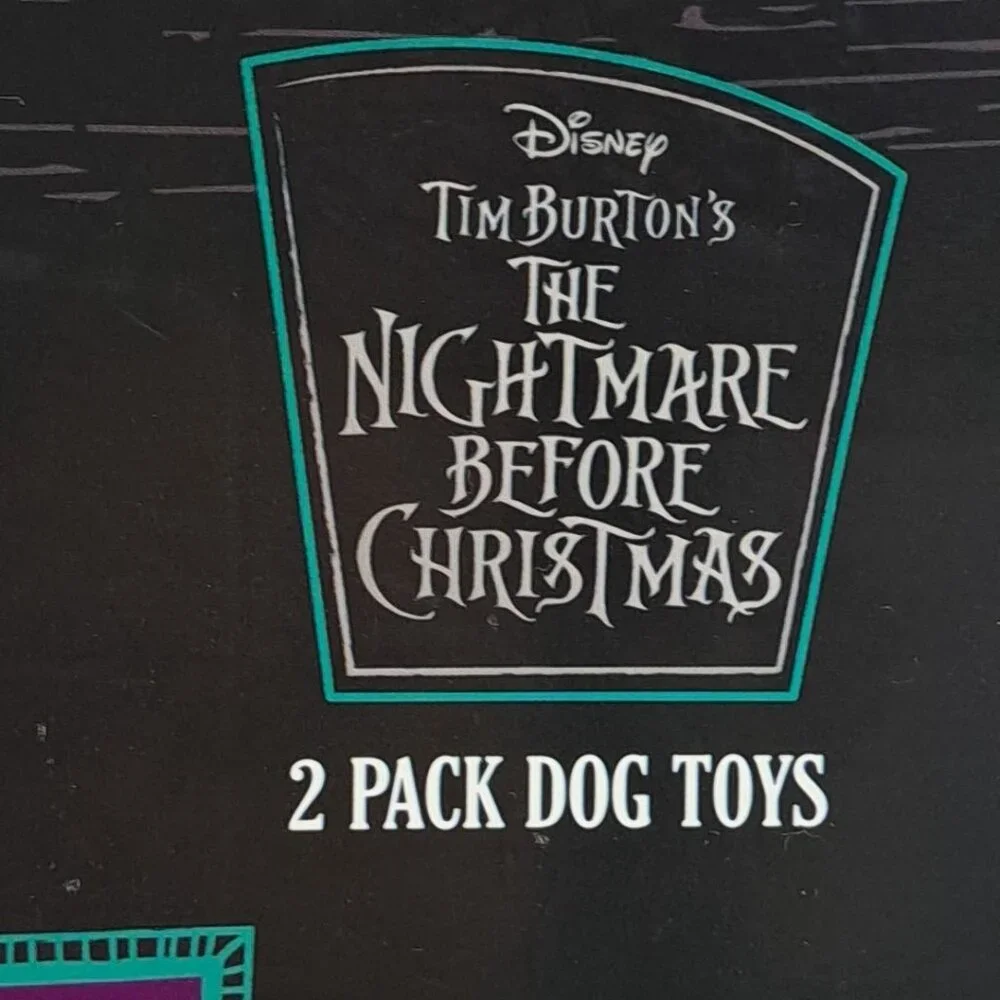 Jack Skellington and Sally Nightmare Before Christmas Plush Dog Toy‎ 9